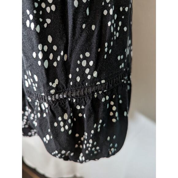 Adrienne Vittadini Top large Comfort Blousy Ladder Tape Insert Bust 43"CB 22.5" - Picture 10 of 10